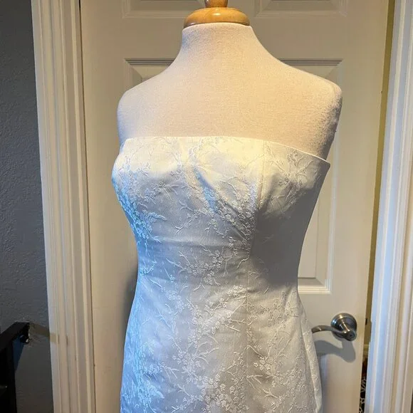 REFORMATION Gabby Floral Jacquard Minidress (new w/ flaw) Sz. 8 - Picture 4 of 9